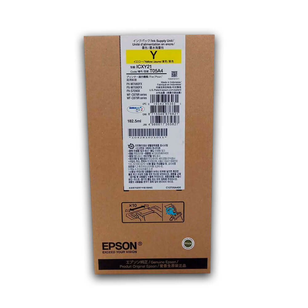 Tinta Epson T05A400 Yellow 182.5ml C878R, C879R Original