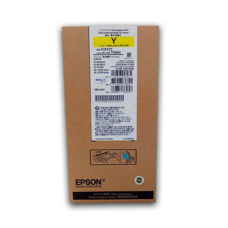 Tinta Epson T05A400 Yellow 182.5ml C878R, C879R Original