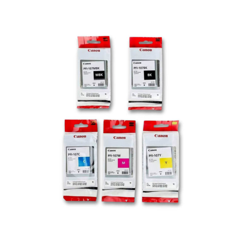 Kit de Tinta Canon PFI-102 Negro y Tricolor iPF750 Original