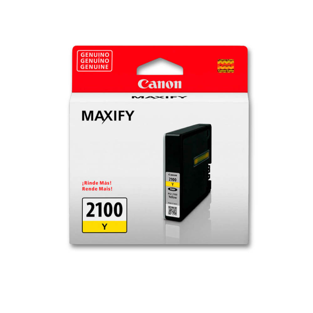 Tinta Canon PGI 2100 Yellow 700 Pág. Canon MB5310 Original