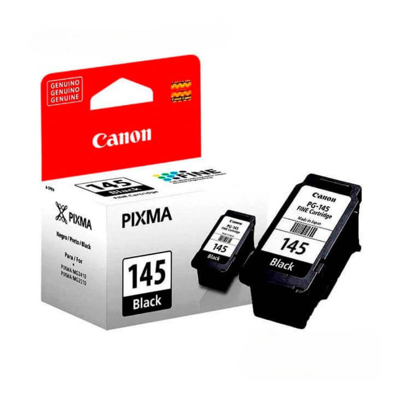 Tinta Canon PG 145 Negro 8ml MG3010, IP2810, MG2410 Original