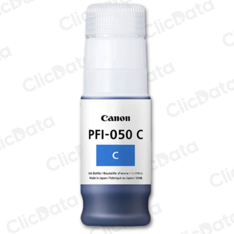 Tinta Canon PFI 050 Cyan 70ML imagePROGRAF TC20, TC 20M Original