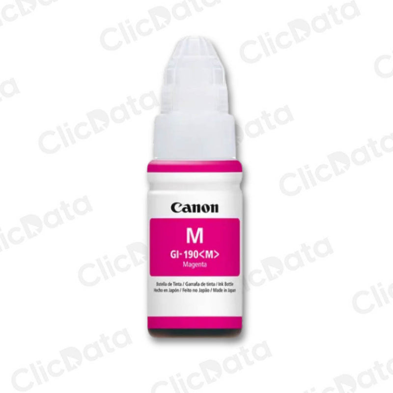 Tinta Canon GI-190M Magenta 70ML G3110, G4110, G2110 Original