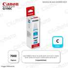 Tinta Canon GI-190C Cyan 70ML G3110, G4110, G2110 Original