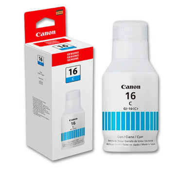 Tinta Canon GI-16 C Cian 132ML GX6010, GX7010 Original