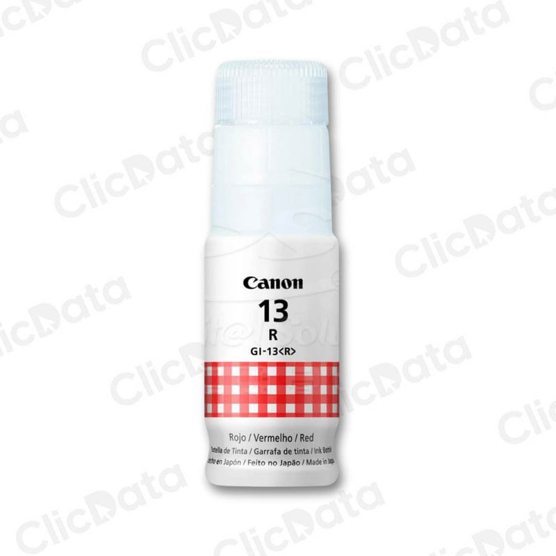 Tinta Canon GI-13R Red 70ml Pixma G510, G610 Original