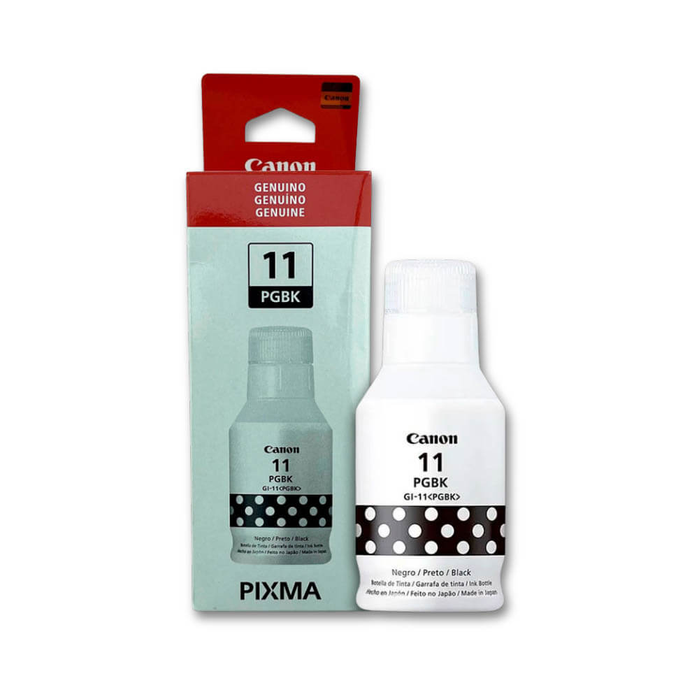 Tinta Canon GI-11 Pgbk Black 6,000 Pág. Pixma G3160, G2160 Original