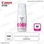 Tinta Canon GI-10M Magenta 7,700 Pag G6010, G7010 Original