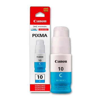 Tinta Canon GI-10C Cyan 7,700 Pag G6010, G7010 Original