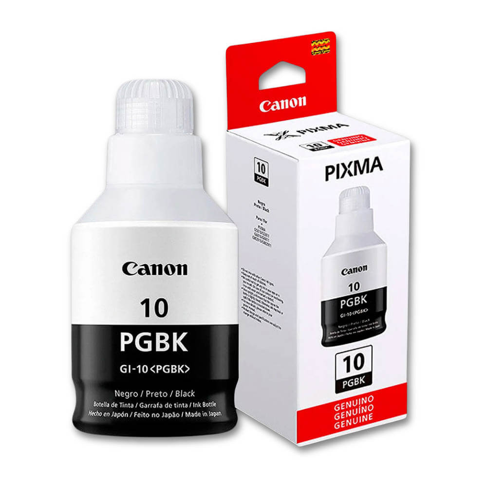 Tinta Canon GI-10 Pgbk Black 8,300 Pag G6010, G7010 Original