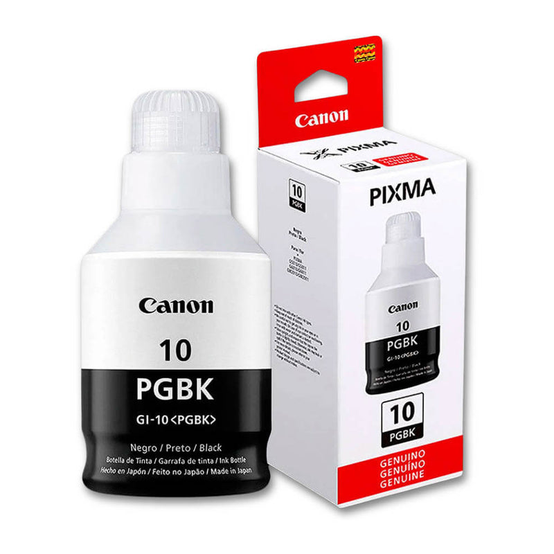 Tinta Canon GI-10 Pgbk Black 8,300 Pag G6010, G7010 Original