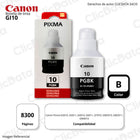 Tinta Canon GI-10 Pgbk Black 8,300 Pag G6010, G7010 Original