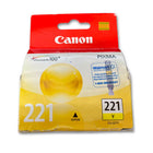 Tinta Canon Cli-221 Yellow 9ML iP4600, MP540, MP560 Original
