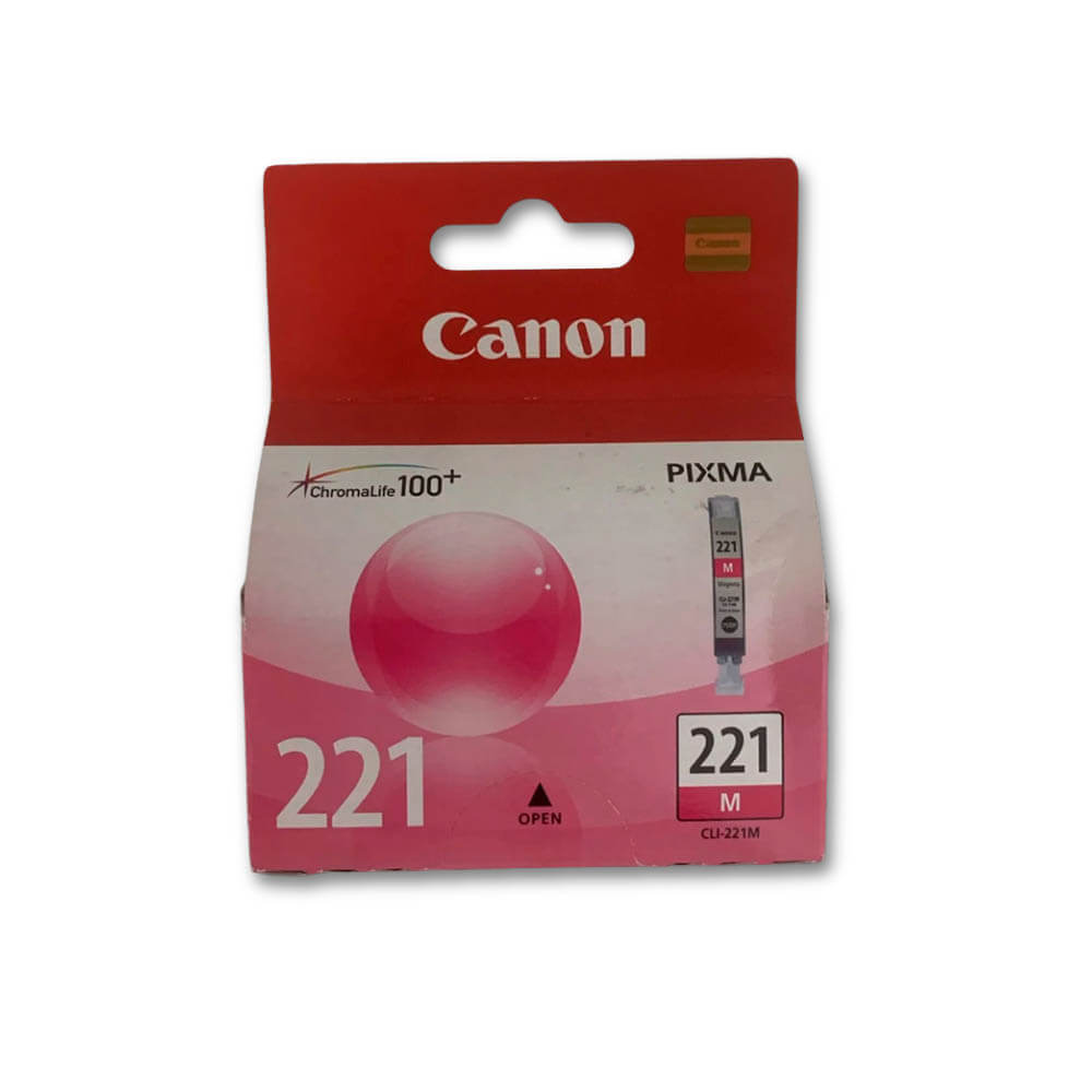 Tinta Canon Cli-221 Magenta 9ML iP4600, MP540, MP560 Original