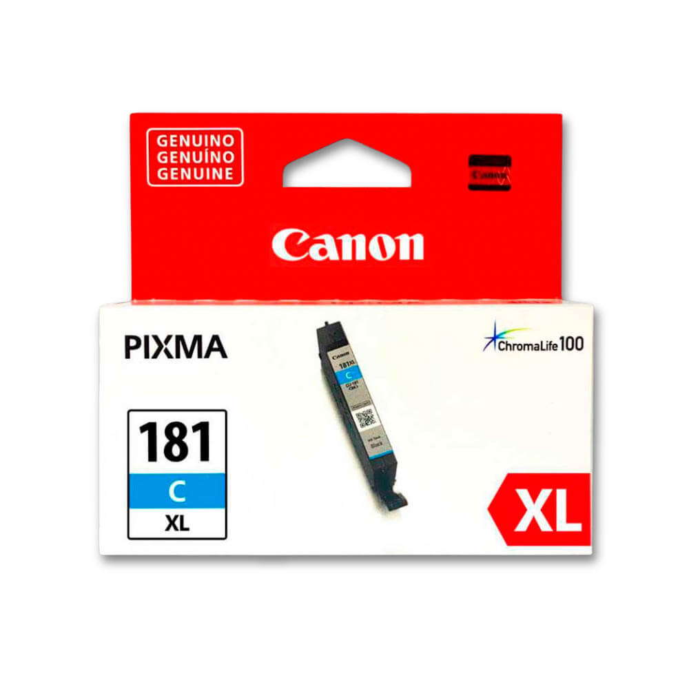 Tinta Canon Cli-181Xl Cyan 8.3ML Ts6110 , Ts6210, Ts701 Original