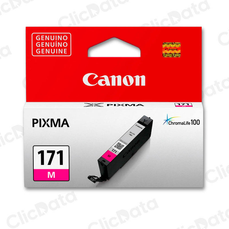 Tinta Canon Cli-171M Magenta 6,5ml MG6810, MG5710, MG7710 Original