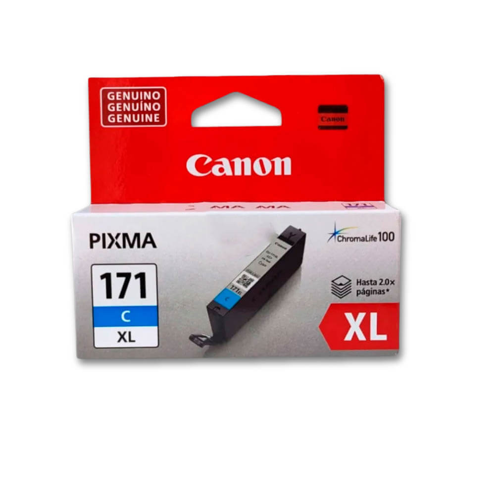 Tinta Canon Cli-171Xl Cyan 10.8ml TS6010, TS8010, TS9010 Original