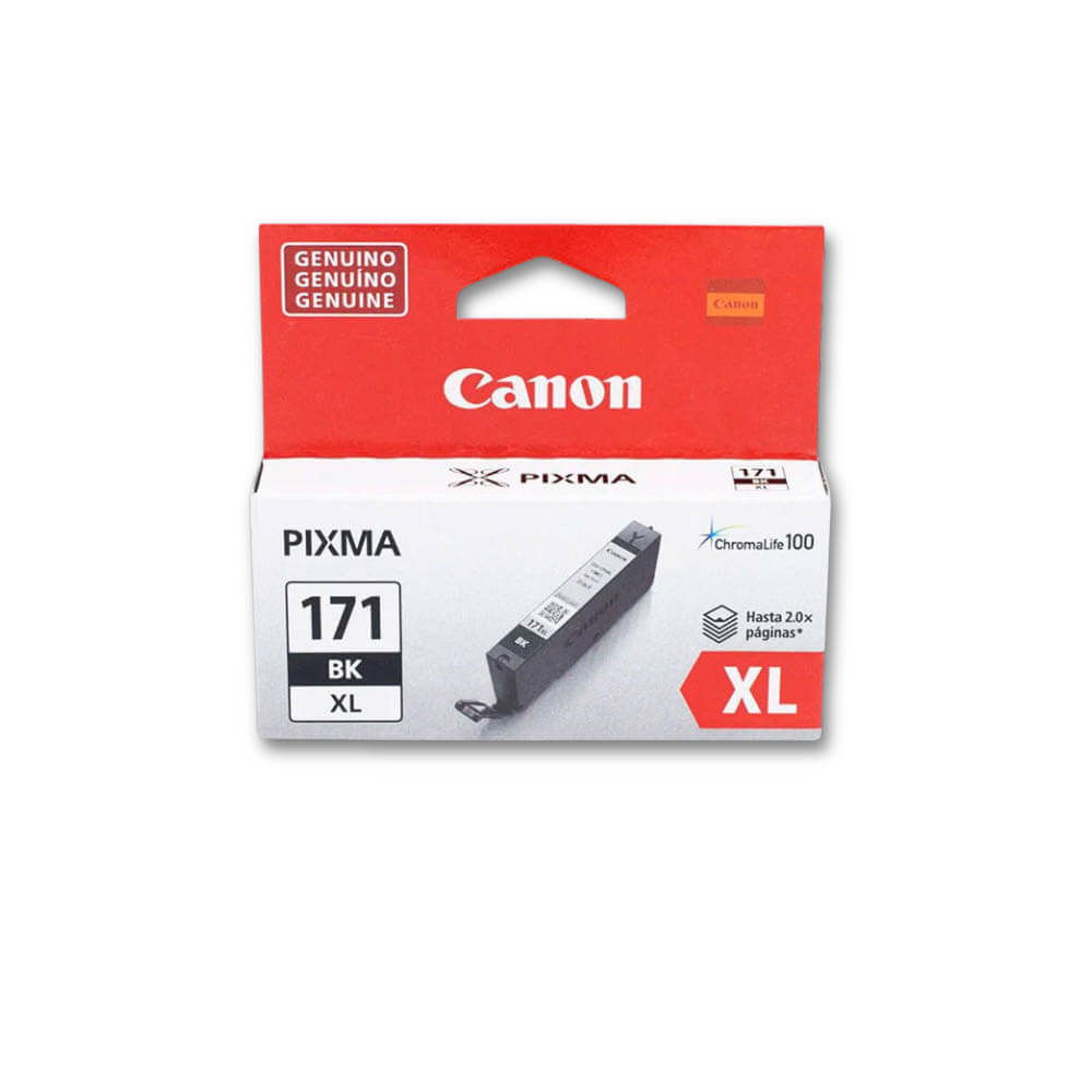 Tinta Canon Cli-171Xl Black 10.8ml TS6010, TS8010, TS9010 Original