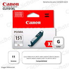 Tinta Canon Cli-151Xl Gris 11ML MG5410, MG5510, iP8710 Original