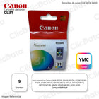Tinta Canon CL-31 TriColor 9ML MP140, MP190, MP210 Original