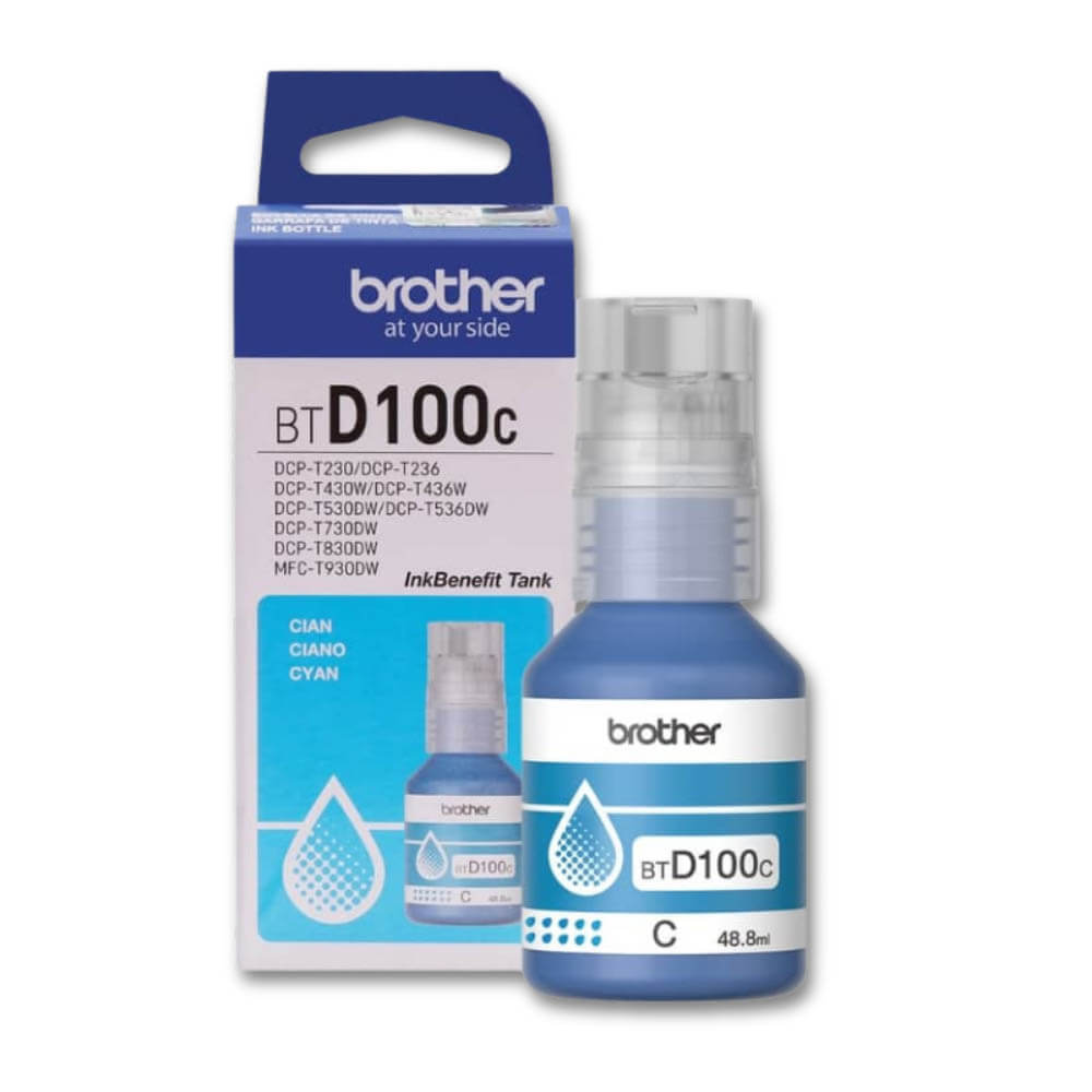 Tinta Brother BTD 100C Cyan Dcp-T230, 430W, 436W Original