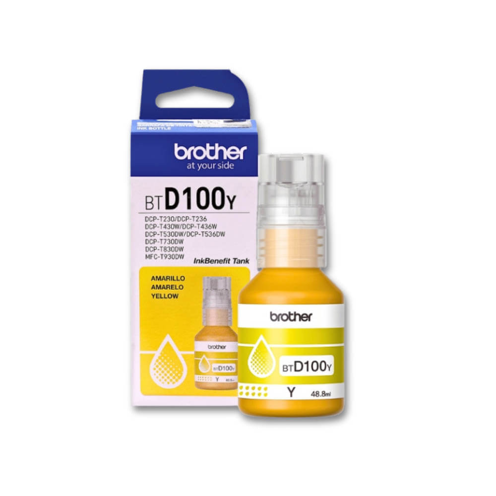Tinta Brother BTD 100Y Yellow Dcp-T230, 430W, 436W Original