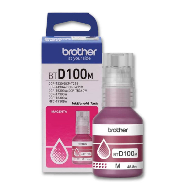 Tinta Brother BTD 100M Magenta Dcp-T230, 430W, 436 Original