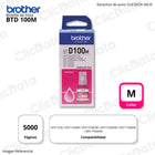 Tinta Brother BTD 100M Magenta Dcp-T230, 430W, 436 Original