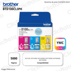 Pack 3 Tintas Brother BTD 100Cl3Pk Color Original