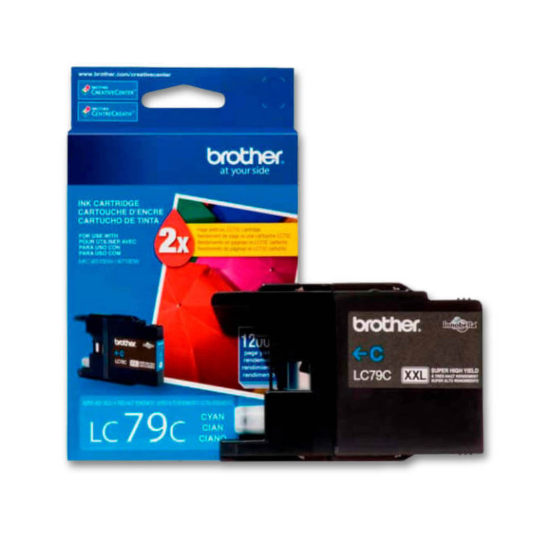 Tinta Brother LC 79C Cian 1,200 Pág. MFC-J6510DW, MFC-J6910DW Original