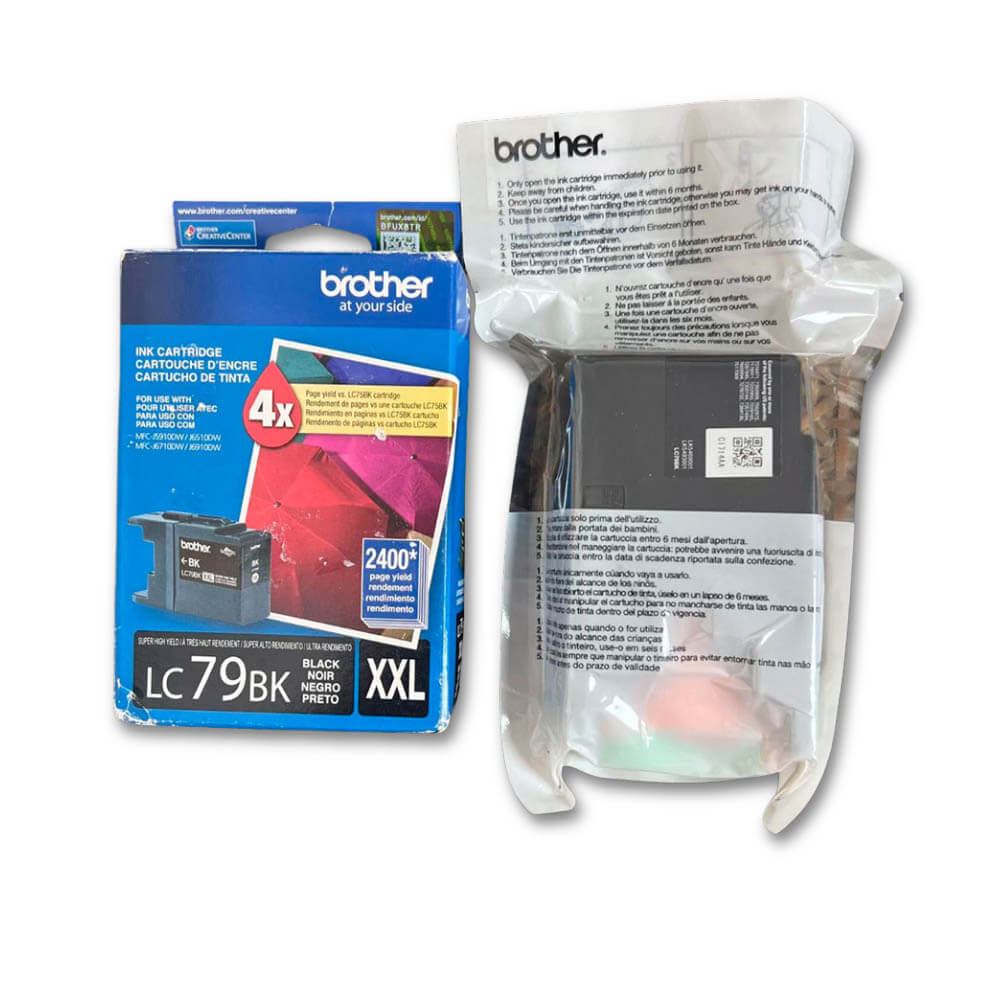 Tinta Brother LC 79Bk Black 2400 Pág. MFC-J6510DW, MFC-J6910DW Original