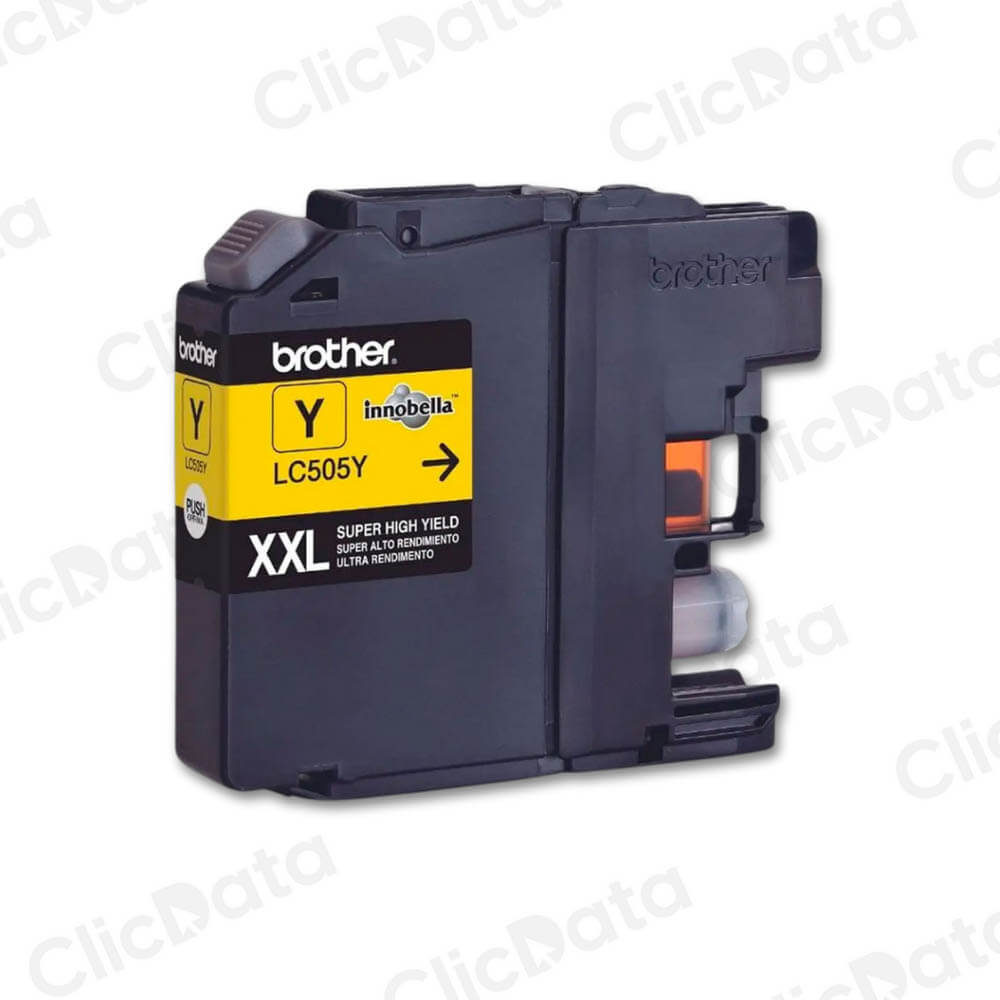 Tinta Brother LC 505Y Yellow 1,300 Pág. DCP-J100, MFC-J200 Original