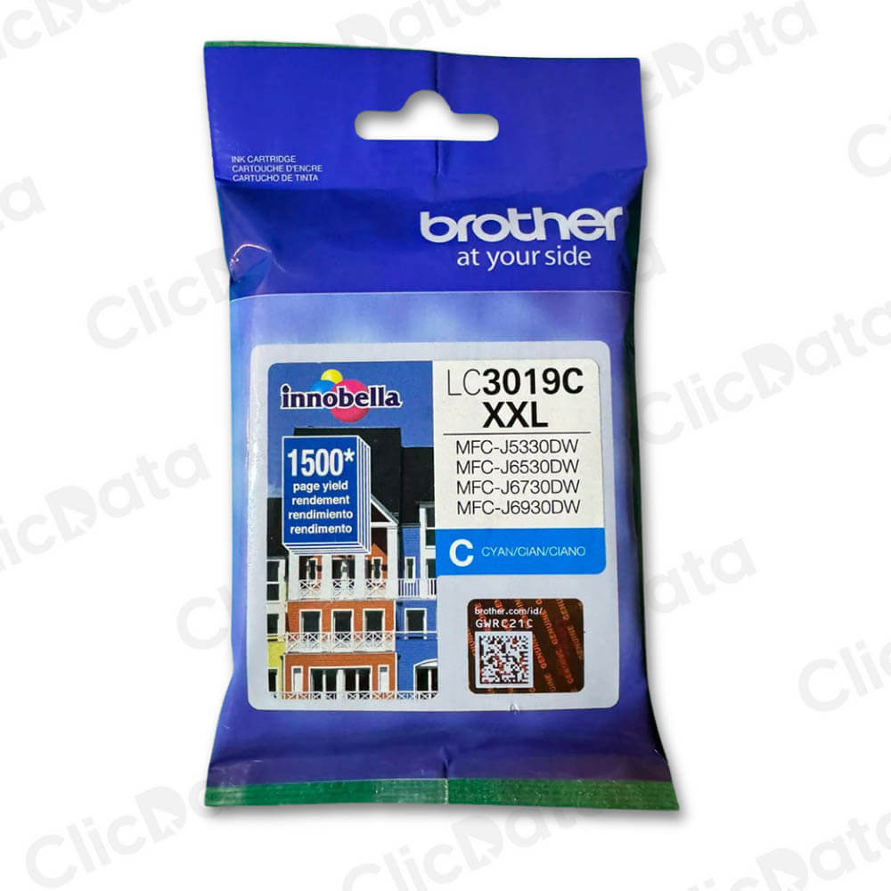 Tinta Brother LC 3019C Cyan 1,500 Pág. J5330DW, J6930DW Original