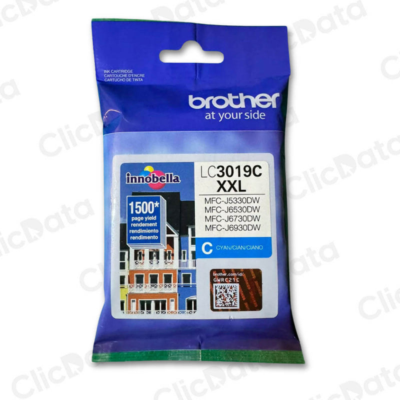 Tinta Brother LC 3019C Cyan 1,500 Pág. J5330DW, J6930DW Original