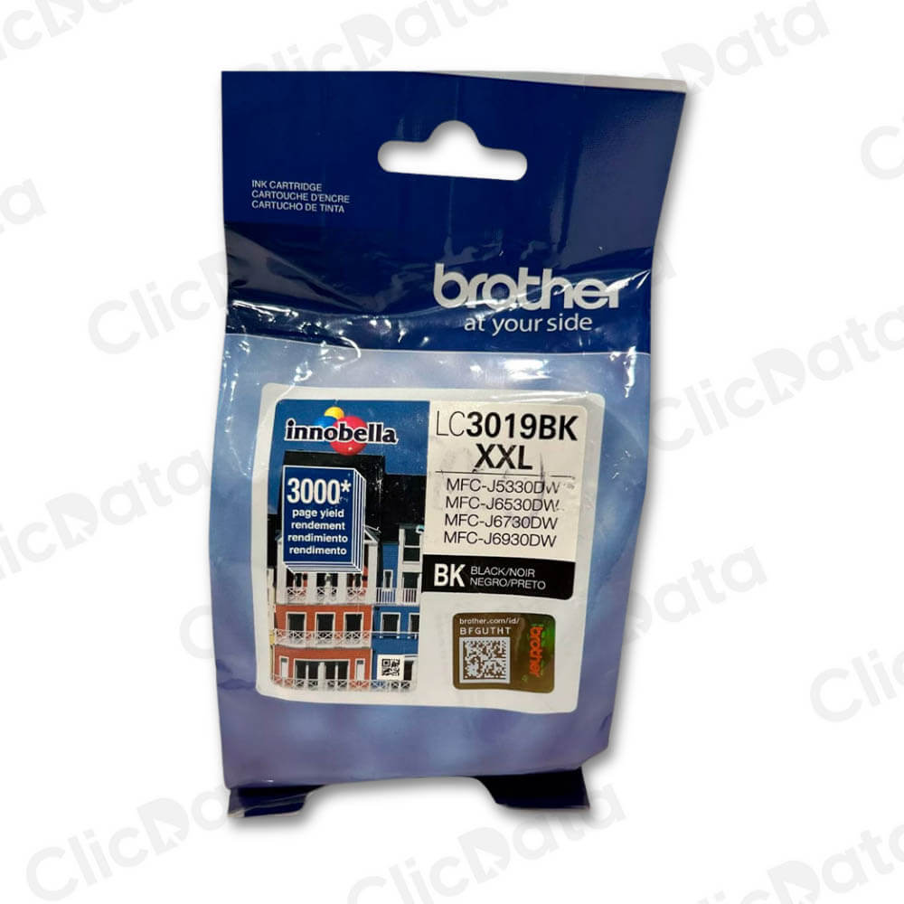 Tinta Brother LC 3019Bk Black 3,000 Pág. J5330DW, J6930DW Original