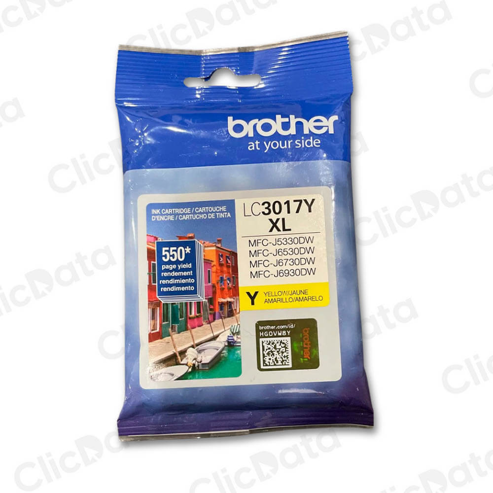 Tinta Brother LC 3017Y Yellow 550 Pág. J5330DW, J6730DW Original