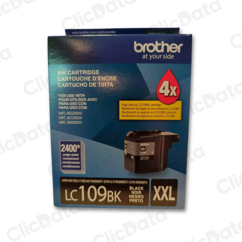 Tinta Brother LC 109Bk Black 2,400 Pág. J6520DW, J6720DW Original