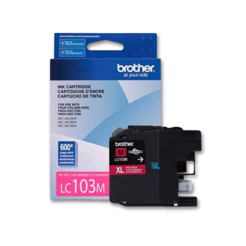 Tinta Brother LC 103M Magenta 600 Pág. MFC-4510DW, 4710DW Original