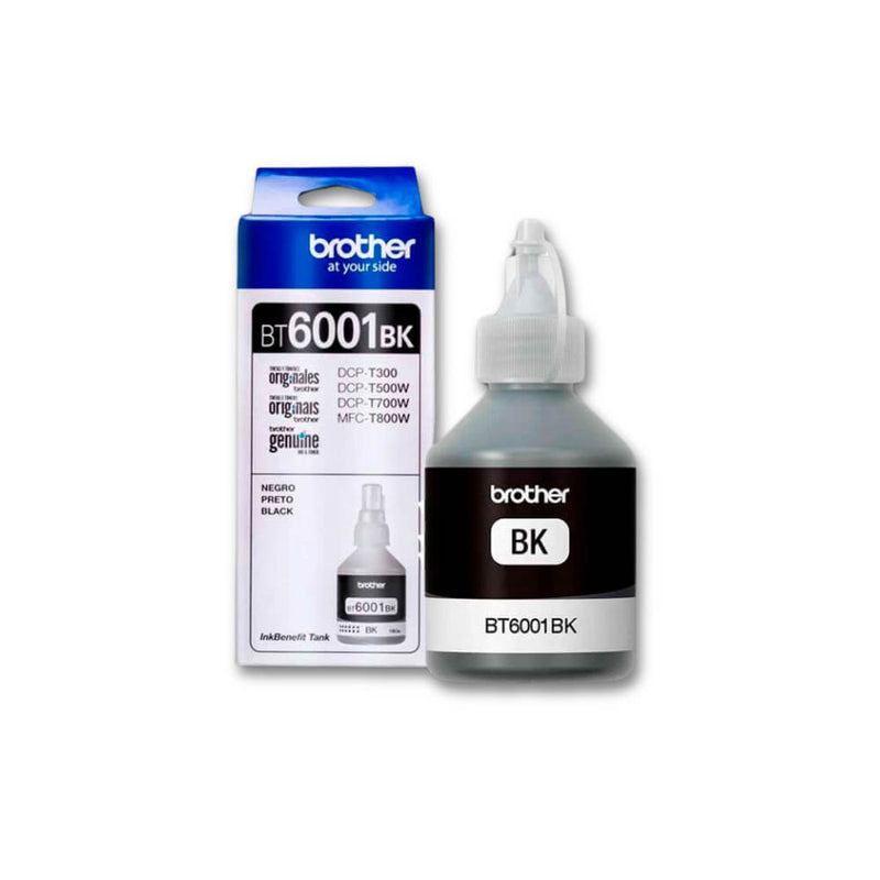 Tinta Brother BT 6001Bk Black 6,000 Pág. DCP T300,T420W Original