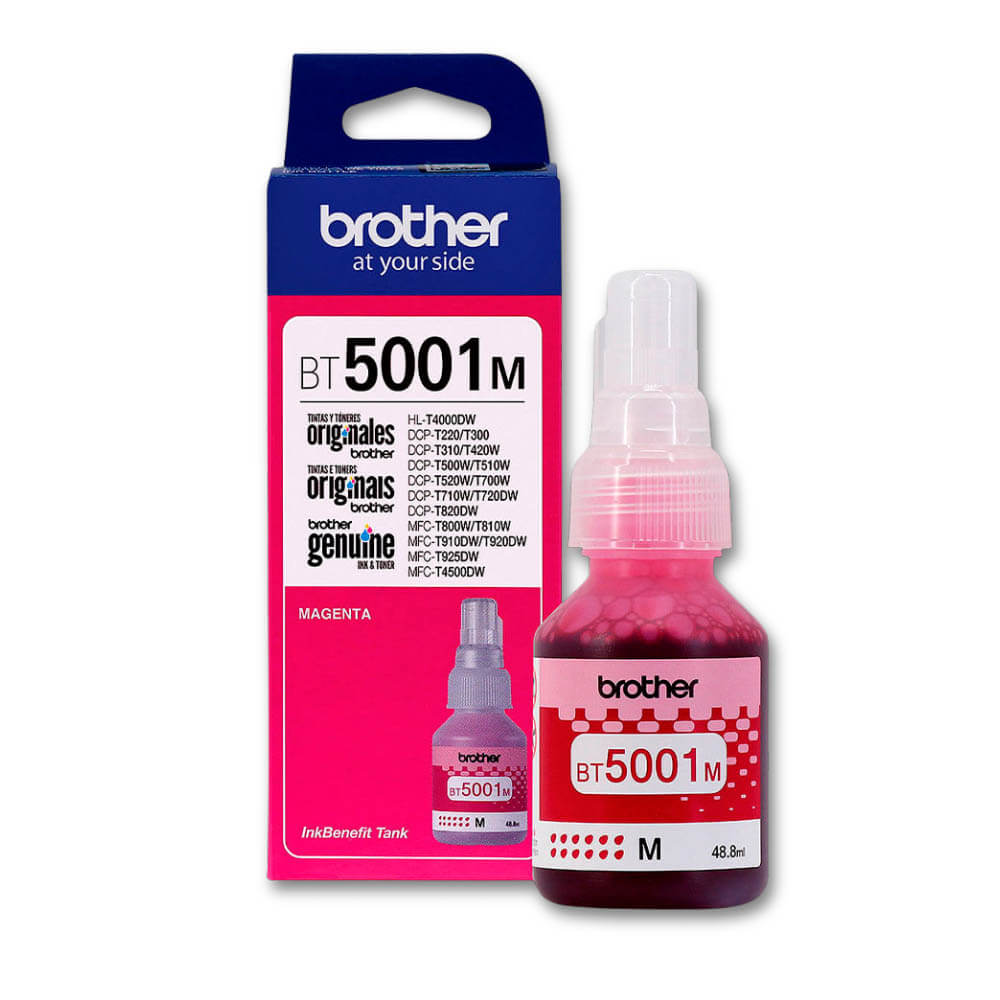 Tinta Brother BT 5001M Magenta 5,000 Pág. T920DW, T510W Original