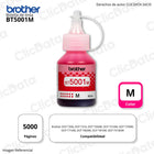 Tinta Brother BT 5001M Magenta 5,000 Pág. T920DW, T510W Original