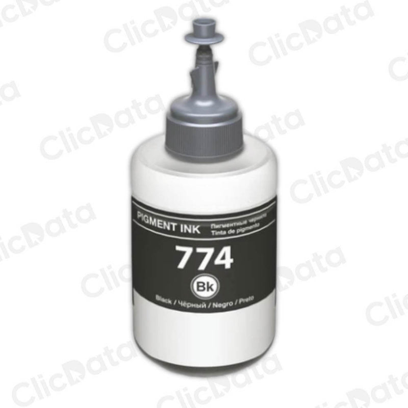 Tinta Epson T774120 Negro 140ml L656, L1455, M105 Compatible