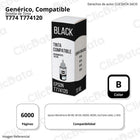 Tinta Epson T774120 Negro 140ml L656, L1455, M105 Compatible