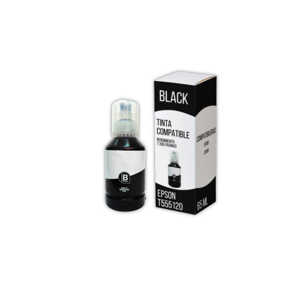 Tinta Epson T555120 Negro Photo 70ml L8160, L8180 Compatible