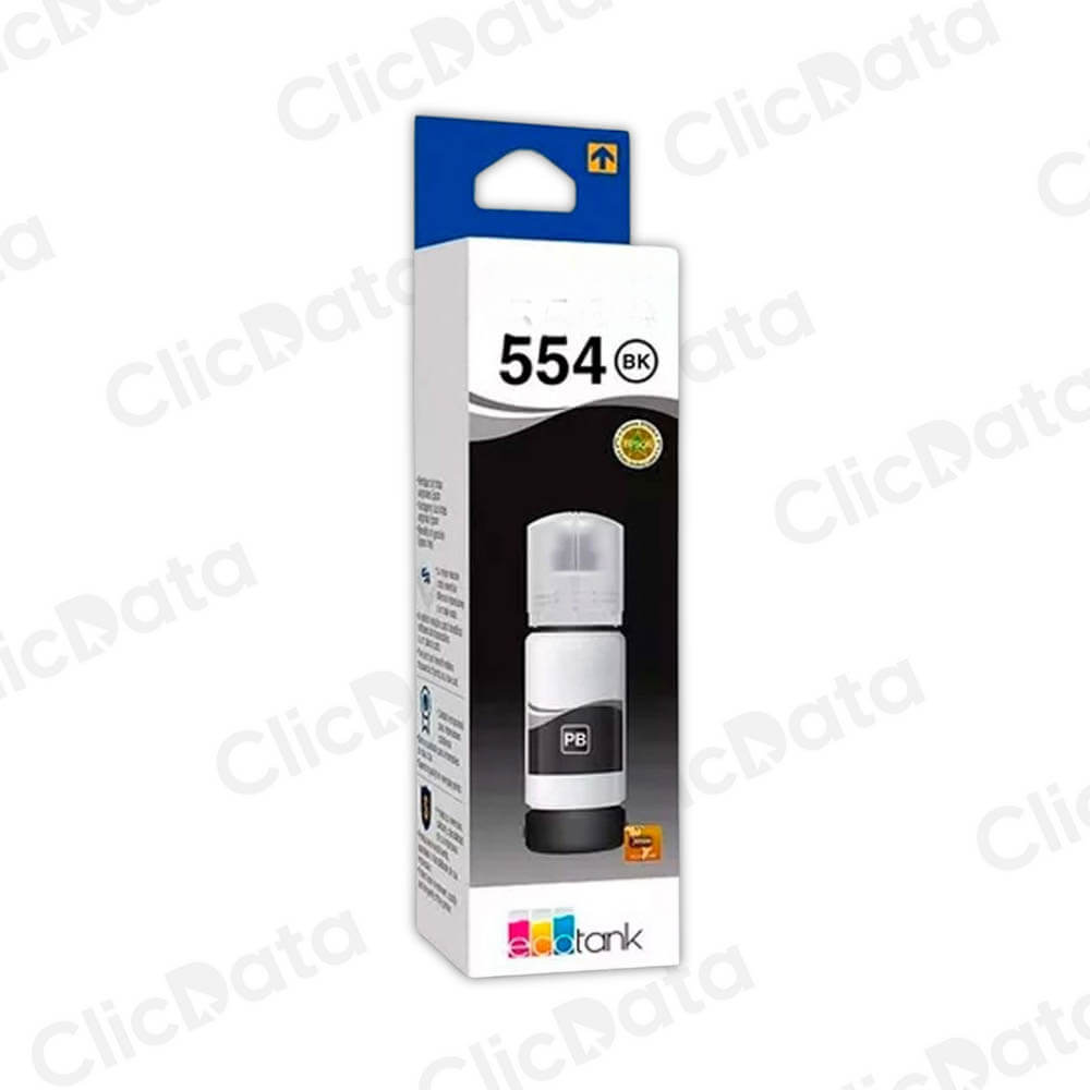 Tinta Epson T554120 Negro 70 ml Epson L8160, L8180 Compatible