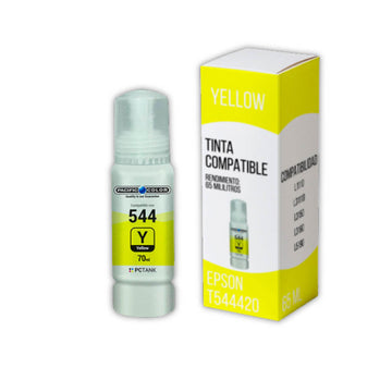 Tinta Epson T544420 Yellow 65ml L4160, L6171, L6191 Compatible