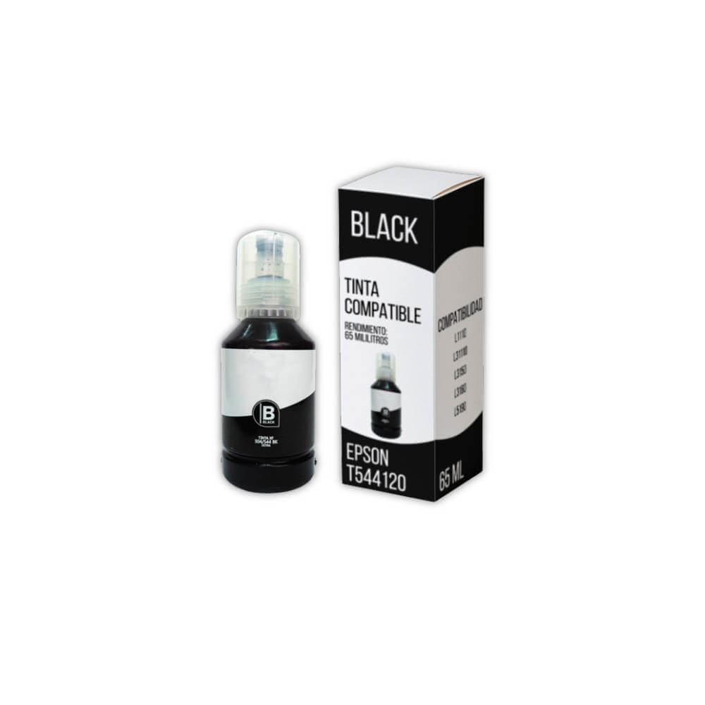 Tinta Epson T544120 Negro 65ml L4160, L6171, L6191 Compatible
