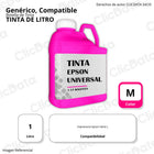 Tinta de Litro UV para Epson Magenta Compatible