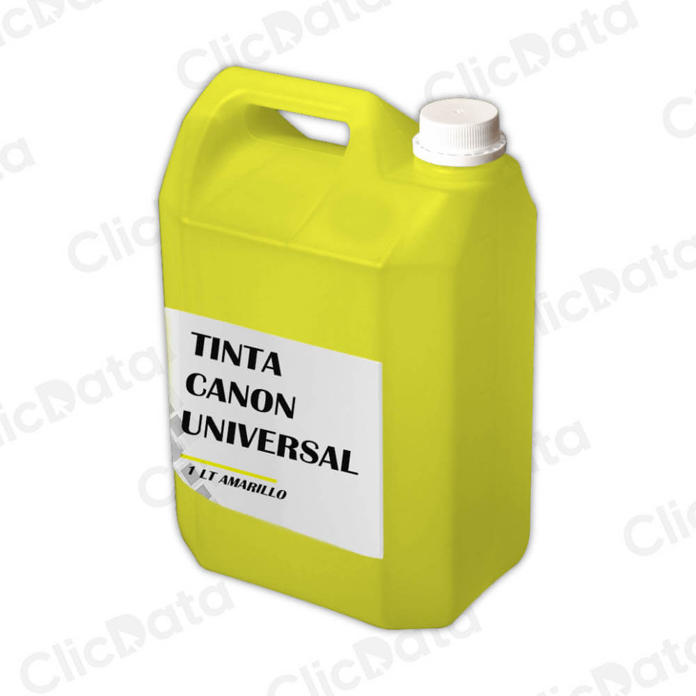 Tinta de Litro para Canon Yellow Compatible