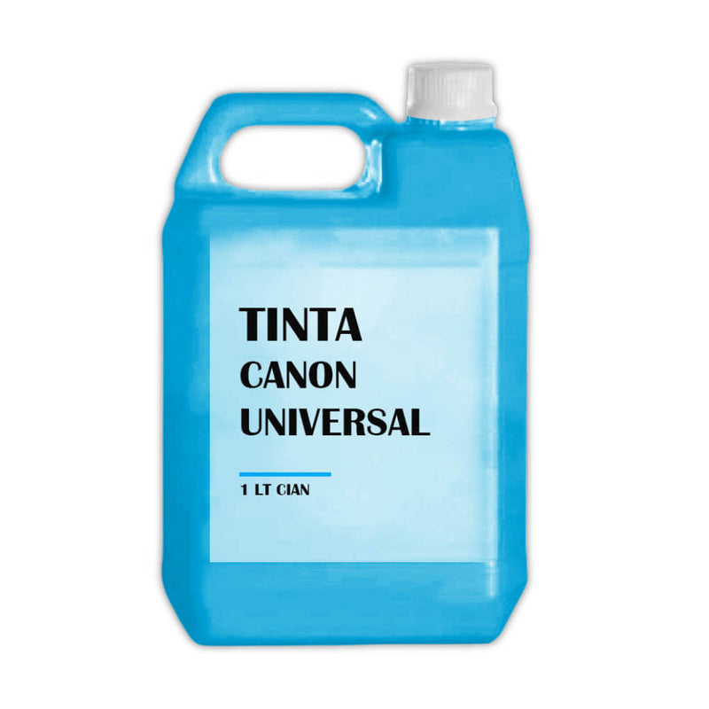 Tinta de Litro para Canon Cyan Compatible